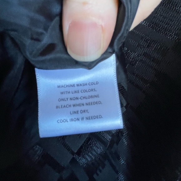 Apostrophe Black cap sleeve belted dress women’s size 6. - Picture 12 of 13